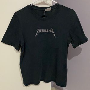 Dark gray H&M Metallica t shirt